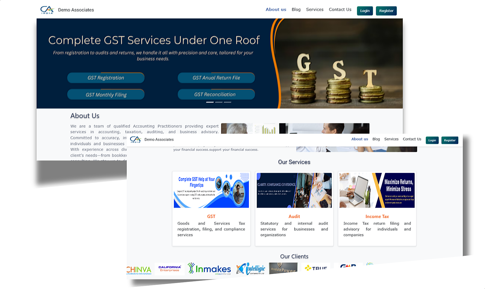 Dynamic Landing Page