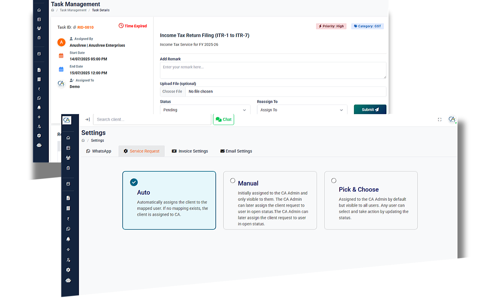 Client Communication Solution